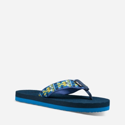 Teva Mush II - Kids' Teva Hiking Sandals - Blue | India (JABD51398)